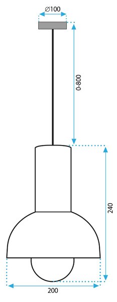 Mennyezeti lámpa APP1083-1CP