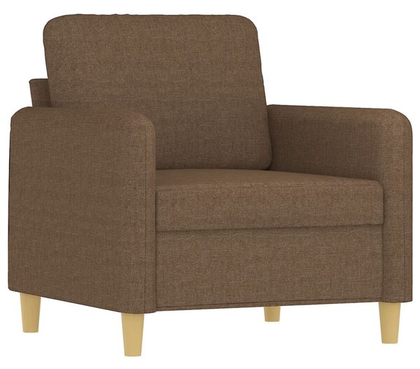 Barna szövet kanapéfotel 60 cm