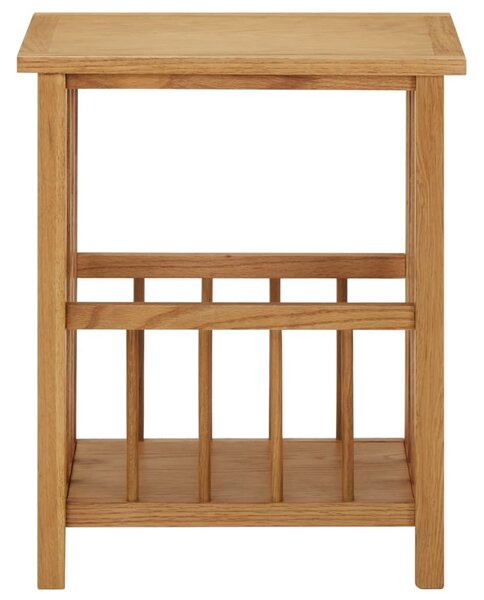 Tömör tölgyfa magazinasztal 45 x 35 x 55 cm