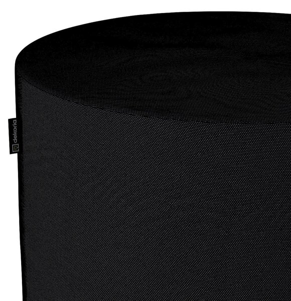 Puf Barrel termék színe fekete szövet fonott