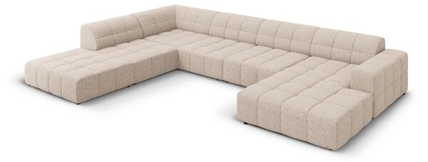 Bézs sarokkanapé (bal oldali-U alakú) Chicago – Cosmopolitan Design