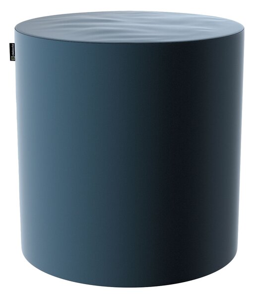 Puf Barrel termék színe kék szövet fényes, welwet