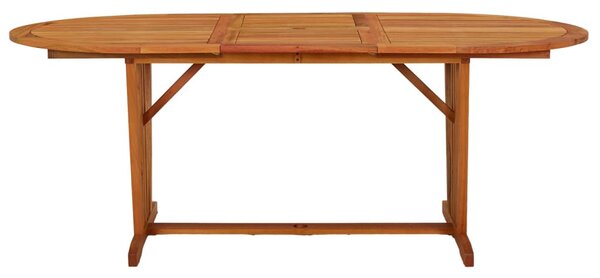 Tömör eukaliptuszfa kerti asztal 200 x 100 x 75 cm