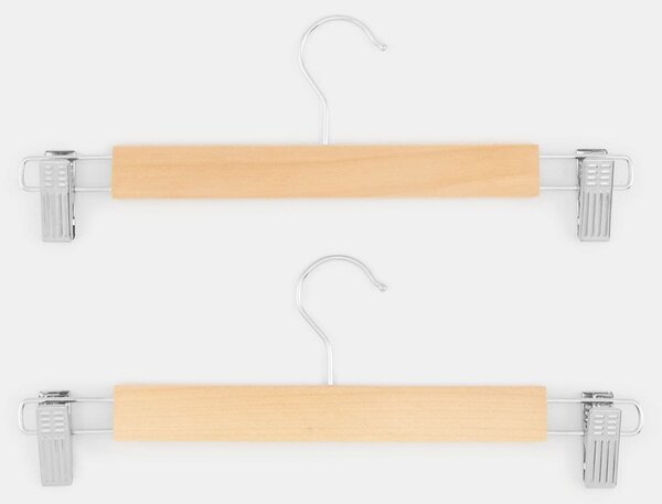 Sinsay - Fa vállfák csipeszekkel 2 pack - bézs