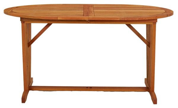 Tömör eukaliptuszfa kerti asztal 200 x 100 x 75 cm