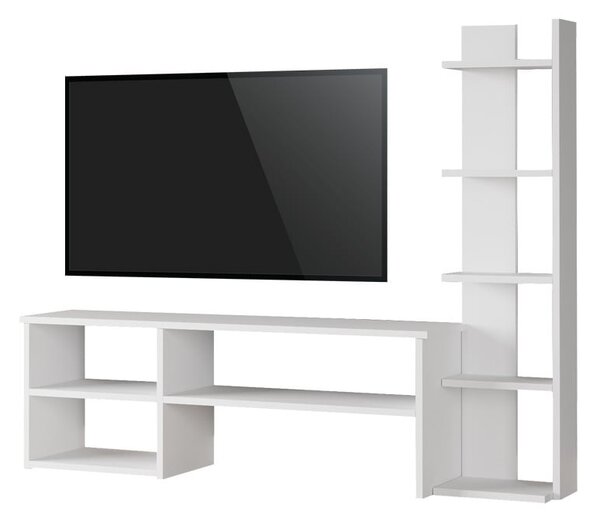 Nappali bútor szett Perla, Pako World, fehér, 120x29x41 cm
