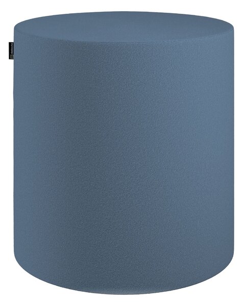 Puf Barrel termék színe kék szövet fonott