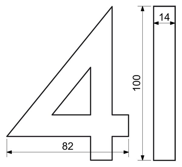 "4" számú ház, RN.100LV, strukturált, antracit