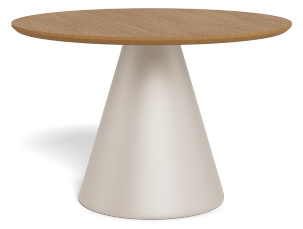 Dohányzóasztal Norsica 914, Fém, Természetes fa furnér, 43cm, Szürke, Tölgy
