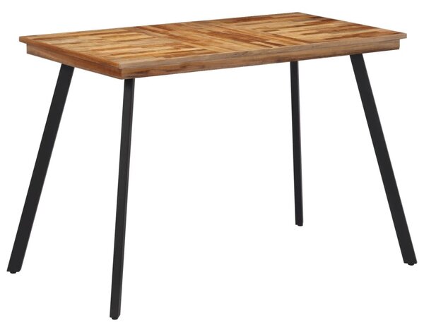 Tömör tíkfa étkezőasztal 120 x 62 x 76 cm
