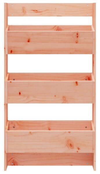 3 szintes tömör duglászfenyő fali virágtartó 60 x 18,5 x 110 cm