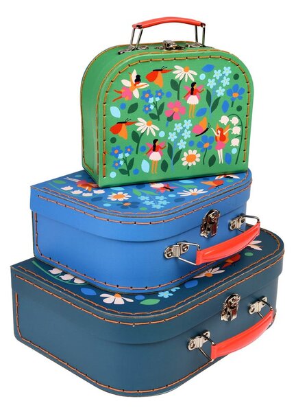 Gyerek bőrönd készlet 3 db-os Fairies in the Garden - Rex London
