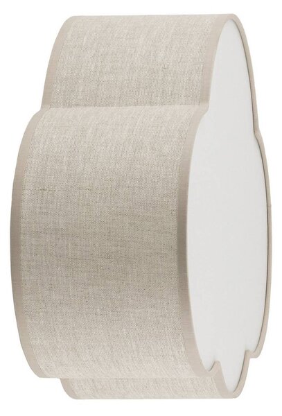 TK Lighting Cloud fali világítás, bézs, 43 cm széles, textil, felhő, E27, dimmelhető, Krém / borostyánsárga, Gyermekszoba, Textil / szövet / selyem, Fiatalos életstílus