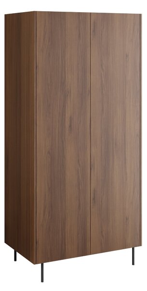 Gardróbszekrény Comfivo Belviro, Laminált forgácslap, 185x90x56cm, Dió