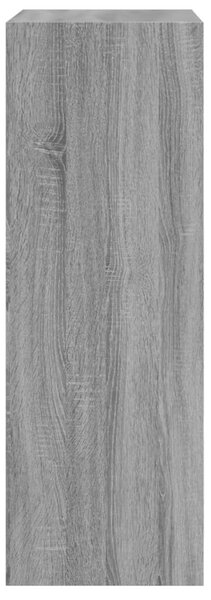 Szürke sonoma színű szerelt fa cipőszekrény 60 x 34 x 96,5 cm