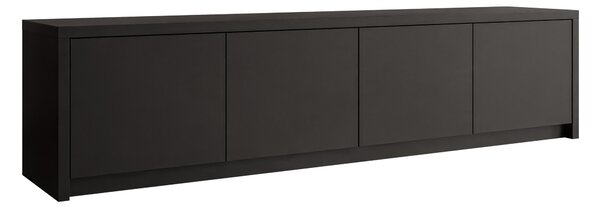 TV-állvány Lectio, Laminált forgácslap, 51x198x40cm, Fekete