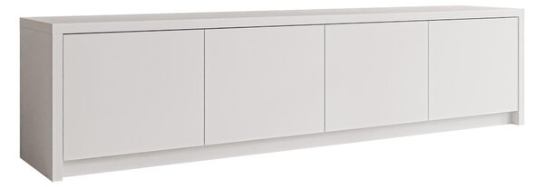 TV-állvány Lectio, Laminált forgácslap, 51x198x40cm, Fehér