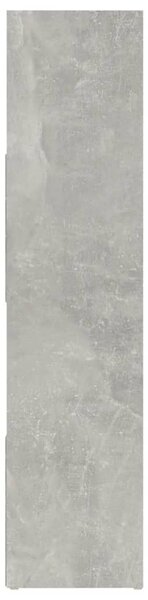 Betonszürke térelválasztó könyvszekrény 105 x 24 x 102 cm