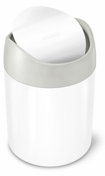 Asztali hulladékgyűjtő Mini 1,5 l, fehér