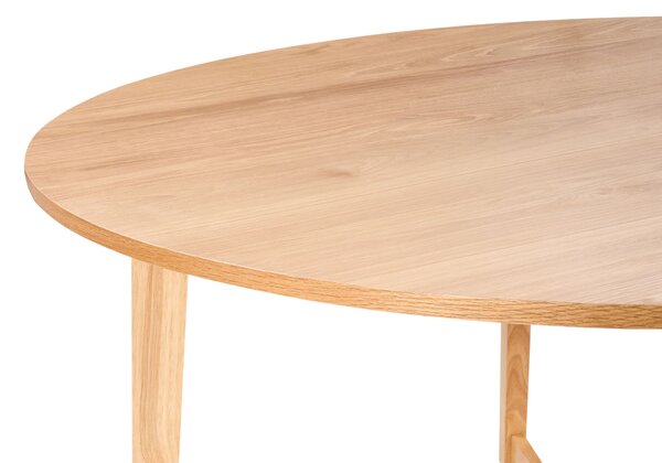 Étkezőasztal WAIPORI Világos tölgy 140 cm 140 cm