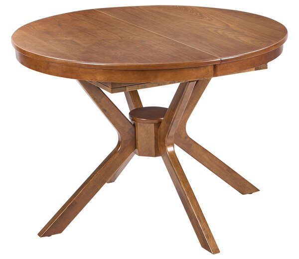 Kihúzható étkezőasztal TYMIS Sötét tölgy 107/137 cm 107 cm