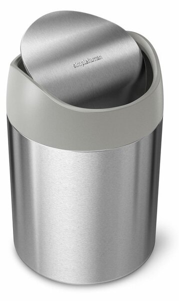 Asztali hulladékkosár Mini 1,5 l, rozsdamentes acél