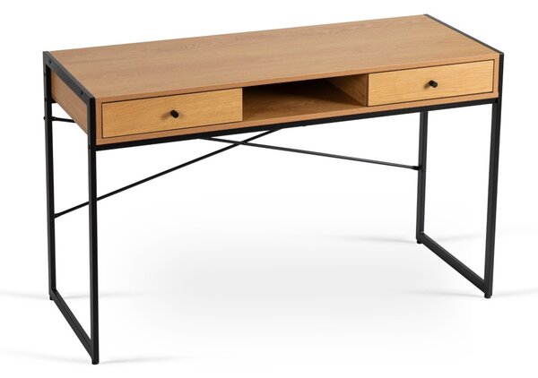 REX 2 asztal 180-240 cm, fehér márvány/tölgy P3