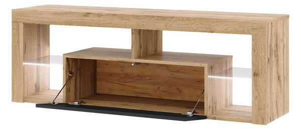 REX 2 asztal 180-240 cm, fehér márvány/tölgy P2