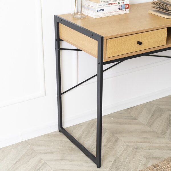REX 2 asztal 180-240 cm, fehér márvány/tölgy P3