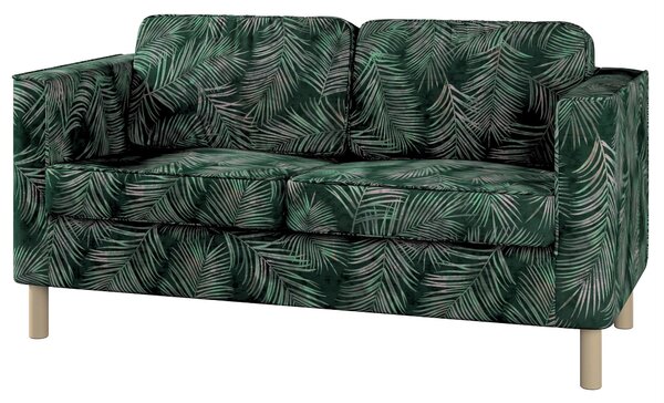 Pärup 2 személyes IKEA kanapéhoz huzat termék színe zöld szövet welwet, mintás