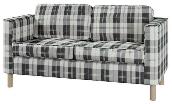 Pärup 2 személyes IKEA kanapéhoz huzat termék színe fekete szövet fonott, mintás