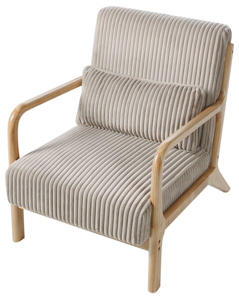 Fotel SORSELE Kordbársony Bézs