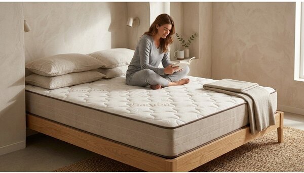 Közepes keménységű-extra kemény kétoldalas hab matrac 140x200 cm Bamboo Eco Fresh – Moonia
