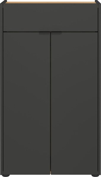 Antracitszürke magas fürdőszoba szekrény 60x98 cm Forano – Germania