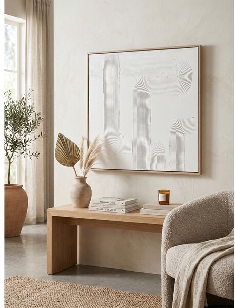 Kézzel festett keretezett-vászon kép 83x83 cm Texture – Bizzotto