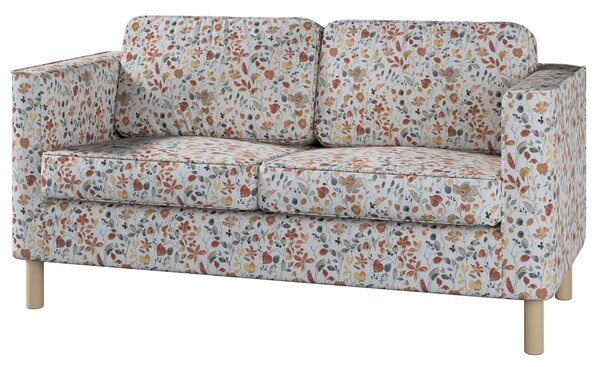 Pärup 2 személyes IKEA kanapéhoz huzat termék színe narancssárga szövet fonott, mintás