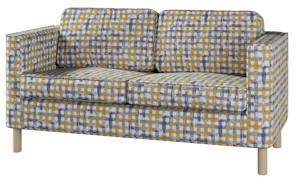 Pärup 2 személyes IKEA kanapéhoz huzat termék színe kék szövet fonott, mintás
