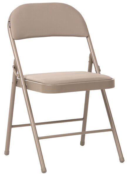Négydarabos összecsukható szék szett SHASTA Fém Bézs