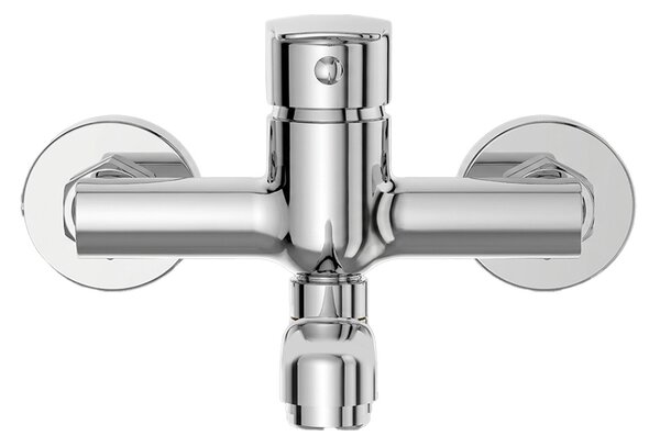 Mereo, Mereo fali mosogatócsaptelep, Pego, 150 mm, lapos ívelt karral 200 mm, króm, MER-CB301P