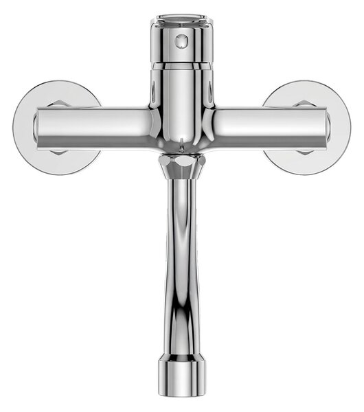 Mereo, Mereo fali mosogatócsaptelep, Pego, 150 mm, csőkarral ø 18 mm - 200 mm, króm, MER-CB30101P