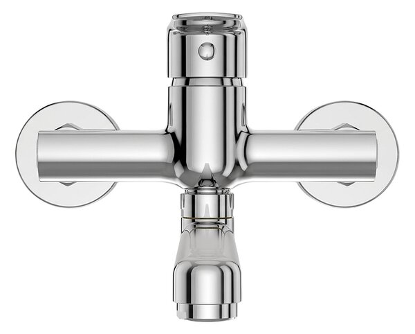 Mereo, Mereo fali mosogatócsaptelep, Pego, 150 mm, lapos egyenes karral 160 mm, króm, MER-CB30202P