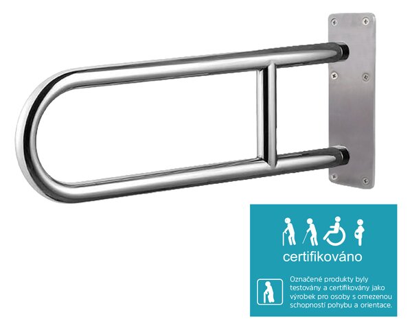 Mereo, Mereo fix fogantyú, rozsdamentes acél, 60 cm, MER-KD9030