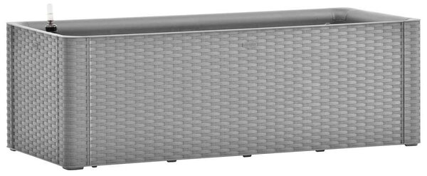 Rattanhatású Magaságyás - Öntözőrendszerrel - 100x43x33 cm