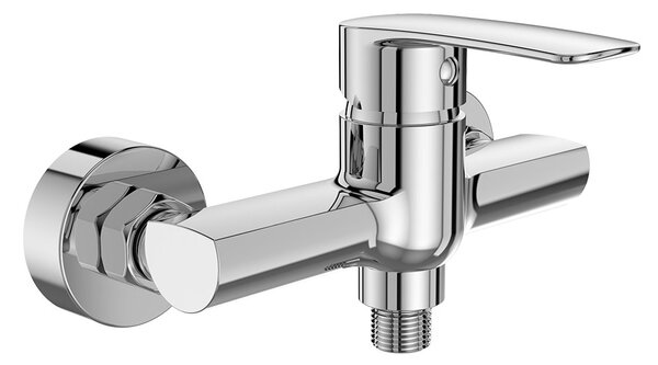 Mereo, Mereo Zuhanycsaptelep fali, Pego, 150 mm, tartozékok nélkül, króm, MER-CB60103P