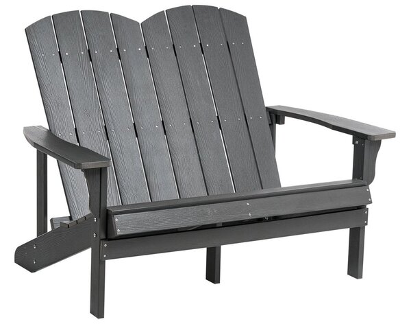Kerti pad ADIRONDACK 125 cm Sötétszürke