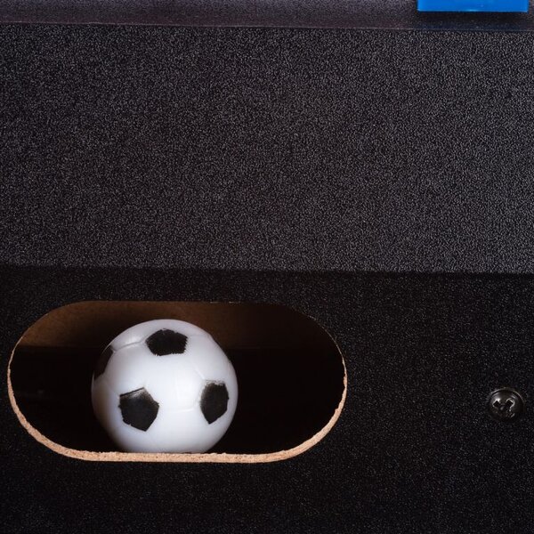 GamesPlanet® Csocsóasztal mini CHELSEA Fekete 70 x 37 cm