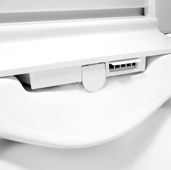 Mereo, Mereo WC beépített elektronikus bidével, RIMLESS, 592x380x430 cm, kerámia, ülőkével, MER-VSD110S2