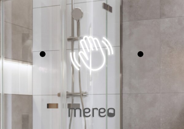 Mereo, Mereo kerek tükör, átmérő 600 mm, LED világítás, homokfúvott gyűrű, MER-CN167S