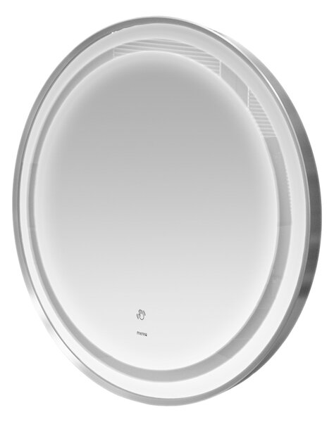 Mereo, Mereo kerek tükör, átmérő 600 mm, LED világítás, homokfúvott gyűrű, MER-CN167S