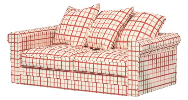 Huzat IKEA Grönlid 2 személyes kanapé szekcióra termék színe piros szövet mintás